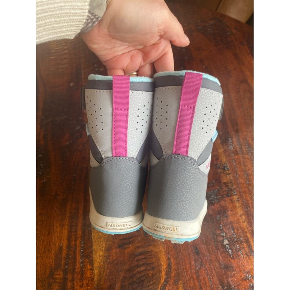 Merrell Kids Snow Storm 3.0 Waterproof Boots in Grey size 12 winter - Picture 5 of 9
